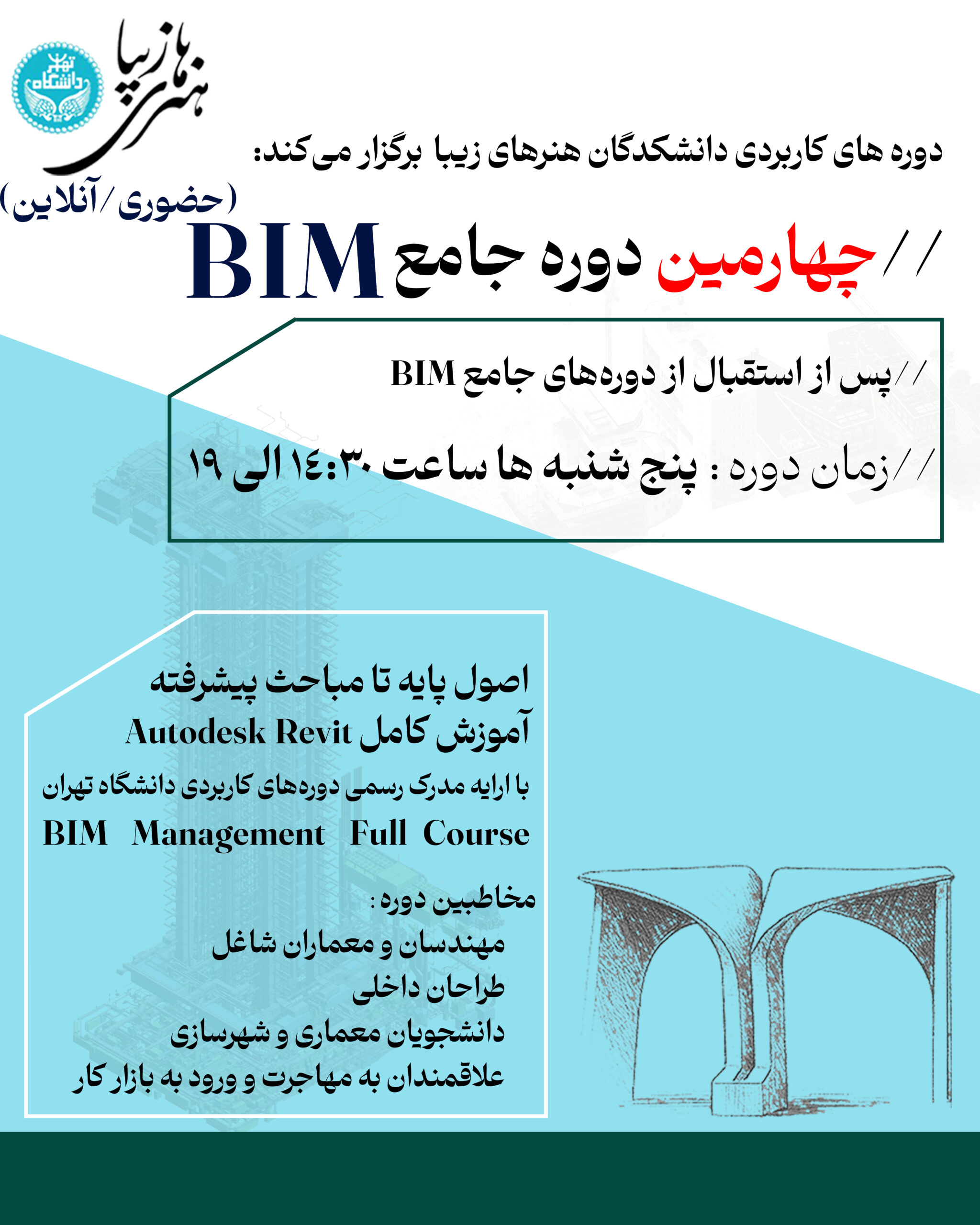چهارمین دوره جامع BIM